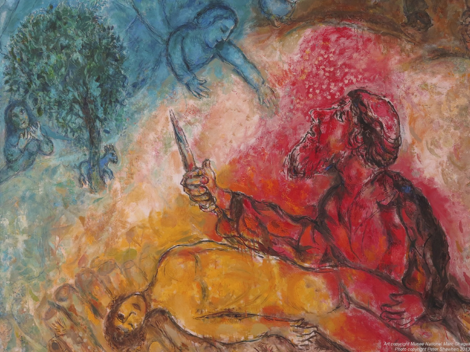 Detail from The Sacrifice of Isaac