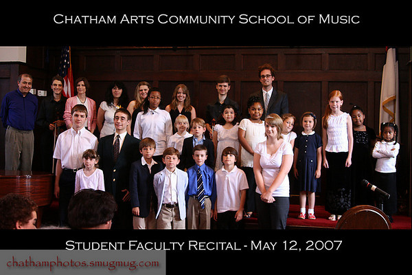 Chatham Arts Community Music School Concert, May 2007