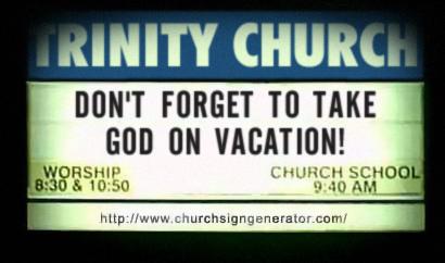Church sign