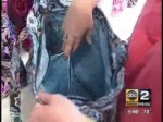 Vera Bradley handbag. Vera Bradley handbag saves a life. Courtesy abc2news.com